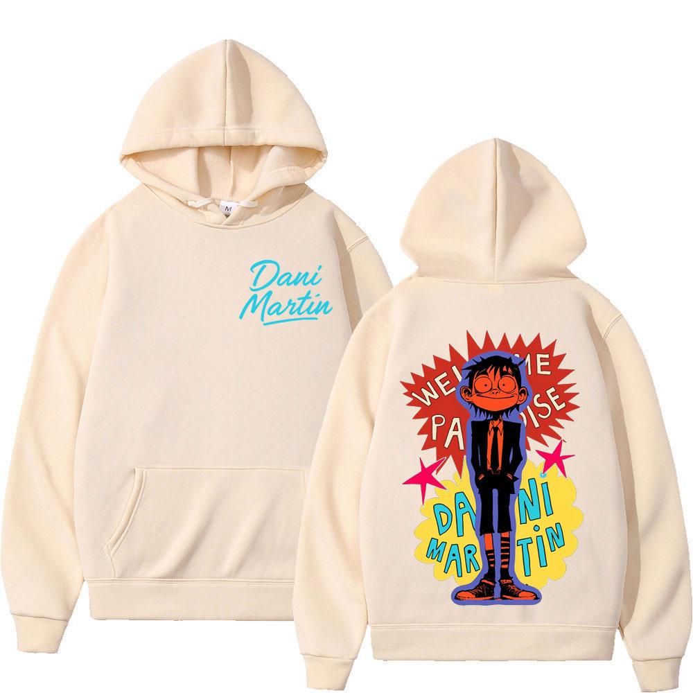 Singer Dani Martin Fashion Vintage Graphic Hoodie Men Women Harajuku Pullover Long Sleeves Sweatshirt Fan Gifts