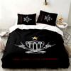 Clube Atletico Mineiro 3-teiliges Set Perfekt für das Schlafzimmer Bequemes Bettwäscheset enthält einen Bettbezug und zwei Kissenbezüge Ideales Geburtstags- oder Weihnachtsgeschenk