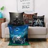 For Hollow k-knight the knights Pillow Covers Cartoon Sofa Decorative Home Double-sided Printing Short Plush Cute Cushion Cover