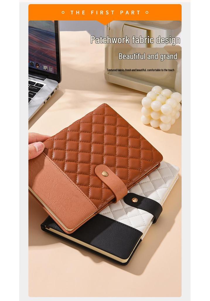 Premium A5 Soft Leather Planner for Business Meetings