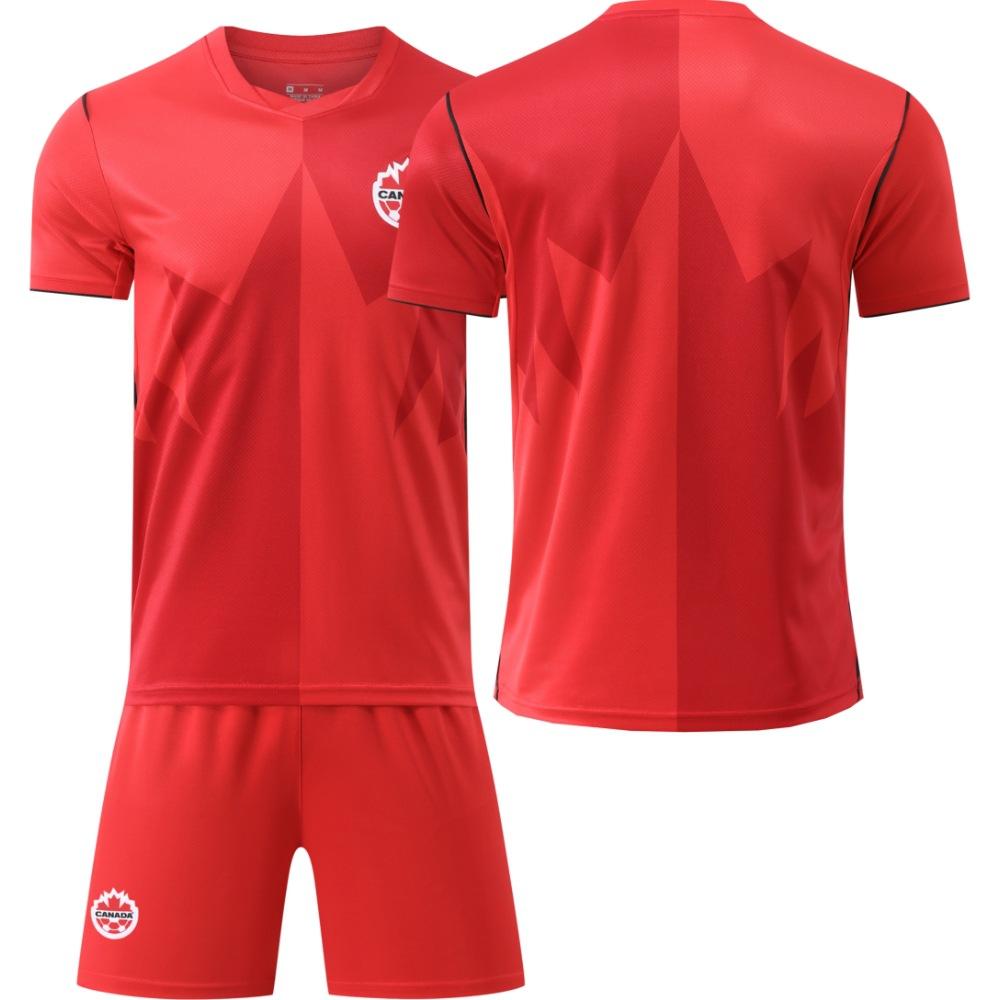 World Cup Canada Home Red Jersey No. 10 Adult Jersey No. 19 Children S And Boys  Football Jersey 16