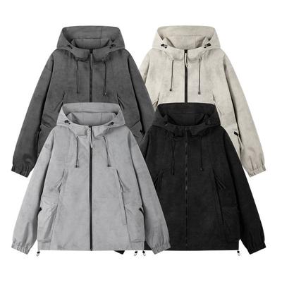 Veste Manteau à Capuche Homme Nouveau Automne Hiver Manteau d'Outilage Coupe Ample Loisir Sport Tendance Jeune