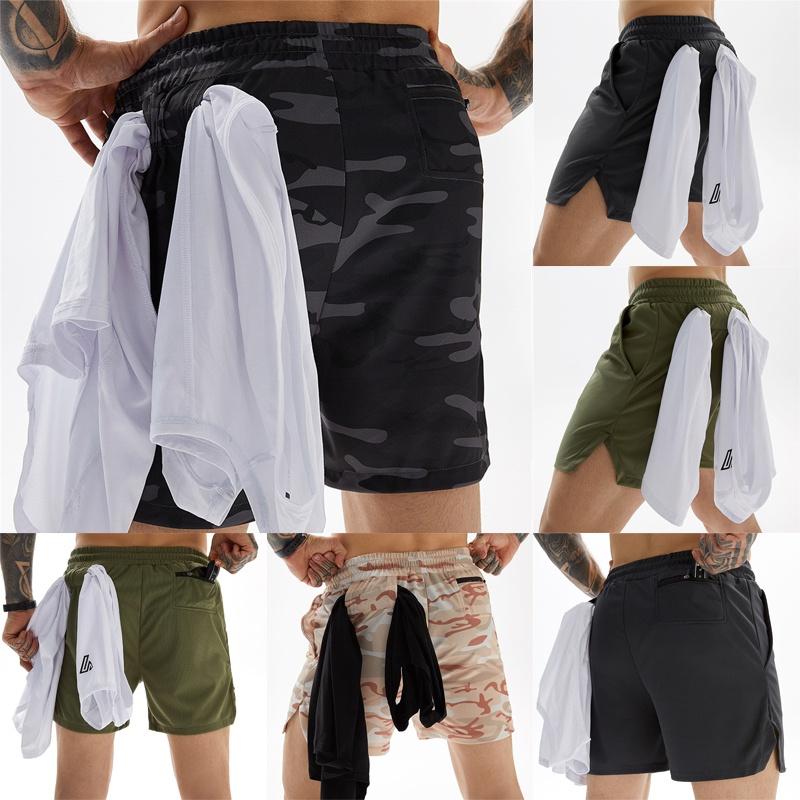Versatile Men's Gym Sports Training Bodybuilding Workout Running Shorts With Pockets