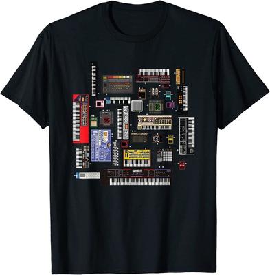Analog Modular Synthe R Music Producer Keyboard Tee Unisex T-shirt