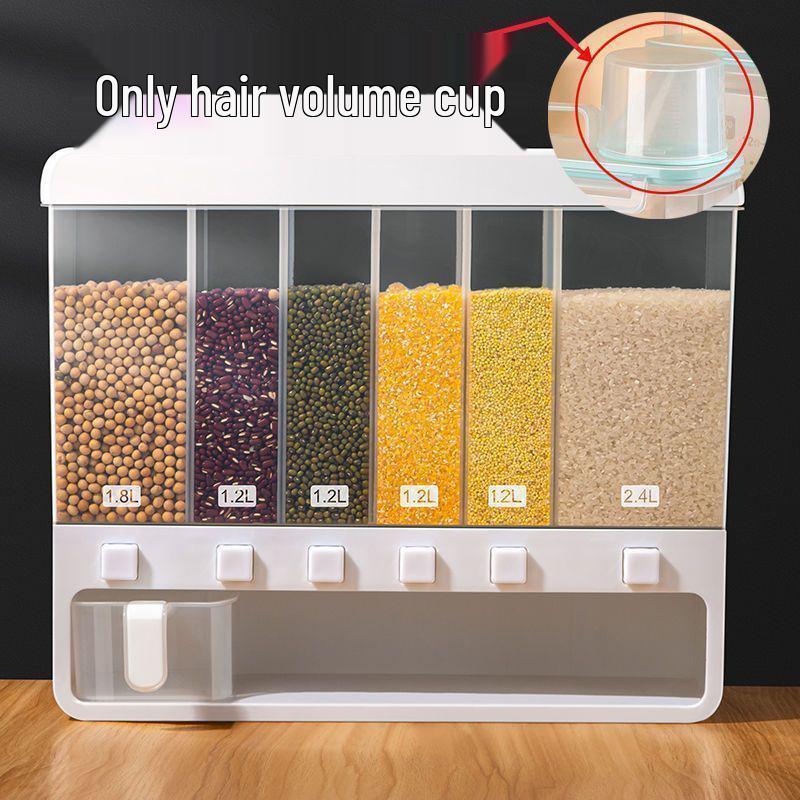 Sealed Compartment Rice & Grain Storage Bucket - Insect & Moisture Proof