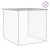 Vidaxl Chicken Coop, With Roof, Light Gray, 803X98X90 Cm, Steel