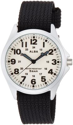 Seiko Watch AQPK401 Alba Quartz Sports Black All-Lumi Men's Watch,