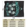 BMTH Bring Me The Horizon Blanket British Rock Band Warm Funny Plush Throw Blanket For Couch Bed Flannel Bedspread Bed Cover