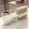 Acrylic Coffee Capsule Storage Box Flip Top Cosmetic Brush Organizer Tea Bag Storage Box  Kitchen
