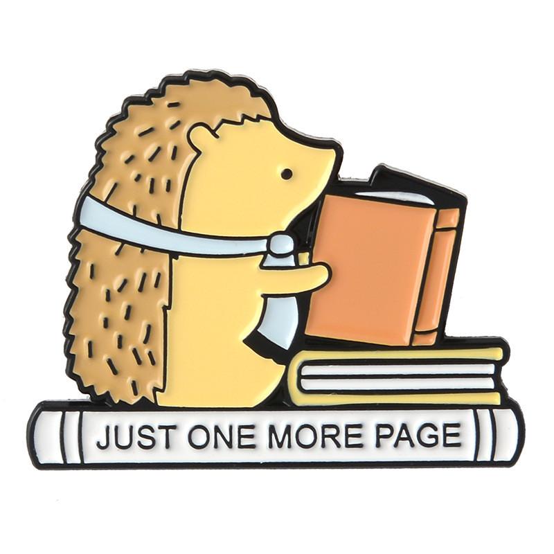 

Elegant Alloy Book And Coffee Mug Brooch With Colorful Enamel For Enthusiasts Fashion XZ1580