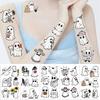 New Cartoon Cute Ghost Ghost Tattoo Stickers Waterproof Party Party Gift Funny Face Stickers