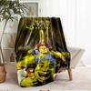 Shrek Theme Printed Blanket - Perfect for Couch, Bed, Travel & Outdoor Use | Machine Washable, Cozy & Durable.