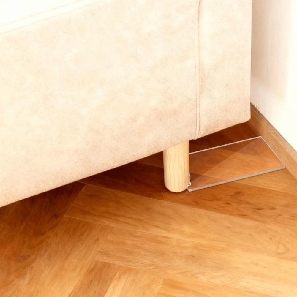 Verstellbarer Sofastopper Schadensverhütung Wandabstandshalter Schützt Wände Möbelstopper Tisch