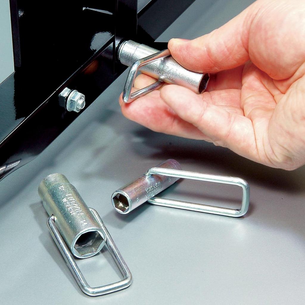 HOZAN Box Wrench Set with Handle 6 Sizes That Can Reach Even Tight Spaces Very Compact and Increases Work Efficiency For Disassembling and Assembling