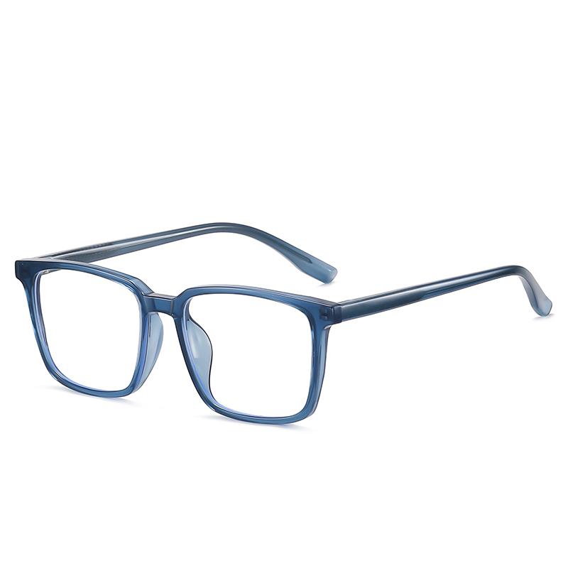 Transparent Tea Frame 1.56 Aspherical Lens Anti-Blue Light Single Vision Prescription Eyeglasses Women Men 0 -0.5 -0.75 To -6.0