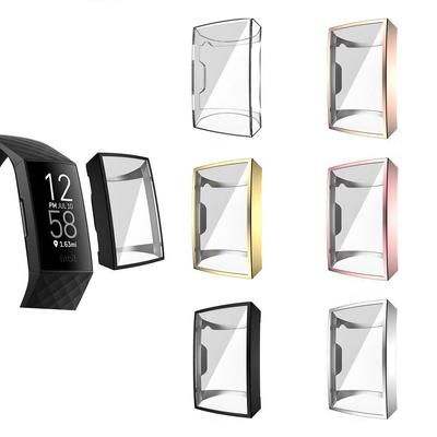 TPU Koruma Kılıfı Fitbit Şarj 5/Fitbit Şarj 3 4 Bilek Kemeri Spor Kılıf Yedek akıllı saat Kapak Aksesuarları