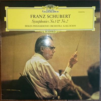 LP Schallplatte FRANZ SCHUBERT, BERLINER PHILHARMON - Symphonien Nr. 1 & Nr. 2 2530216 Deutsche Grammo UK Klassik Gebraucht