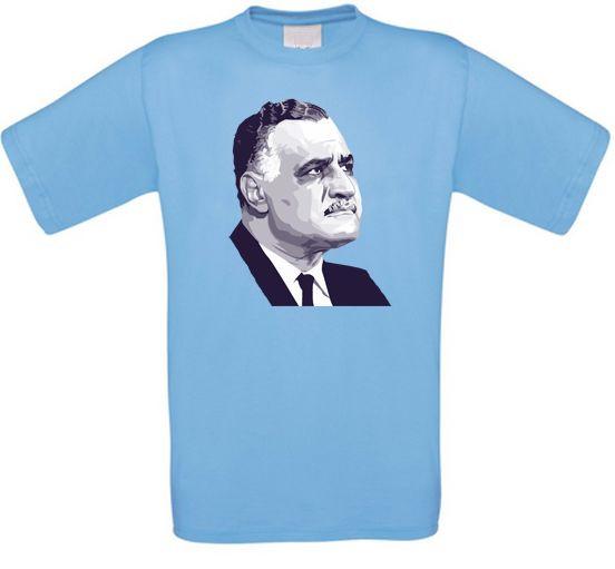 Gamal Abdel Nasser Egypt Arab Revolution T-Shirt XXL