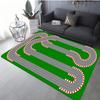 Interactive City Highway Road Rug Kids Car Toy Mat Non Slip Living Room Decor Sofa Rug Bedroom Educational Floor Carpet Playmat