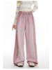 American Retro Stripe Sweatpants Women 2025 - Spring/Autumn Casual Wide Leg