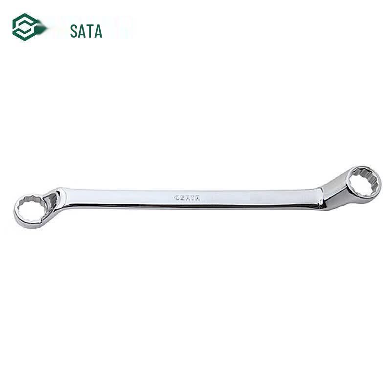 SATA Fully Polished High-Neck Double Box-End Wrench 30x32mm