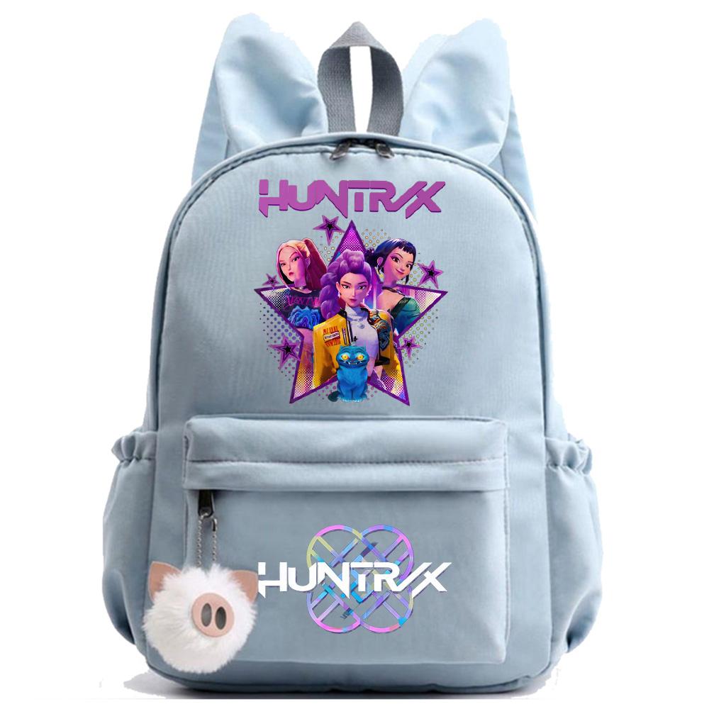 Anime K-Pop Nadrukowany Wodoodporny Plecak Uczeń Nastolatek Tornister dla Chłopca Dziewczyny Tornister Torba Szkolna Kobiety Duża Pojemność Torba Podróżna Prezent dla Dziecka Mochila