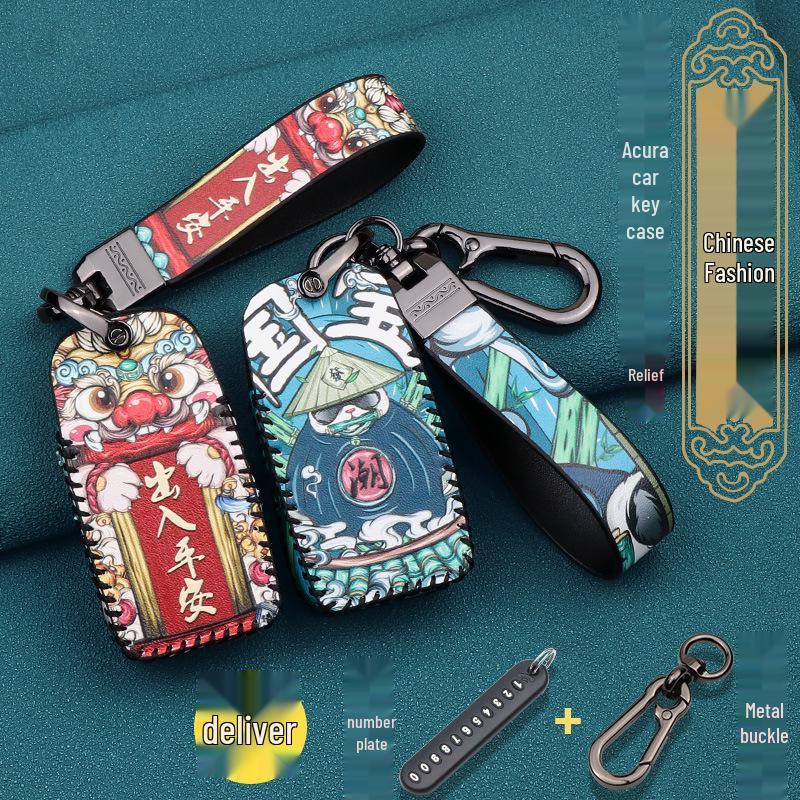 Acura CDX/RDX/MDX/NSX/TLX Key Case - Unisex Protective Shell with National Tide Design