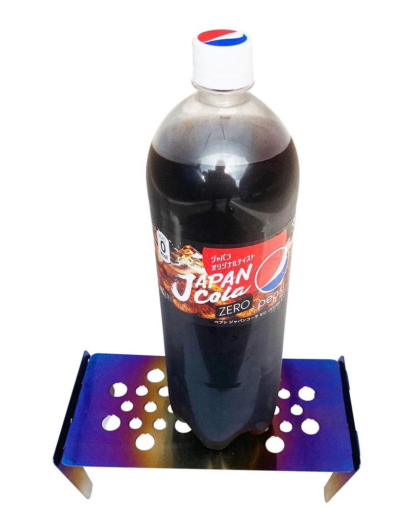 64 Titanium Climbing Table Compact Ultra Light 155g Iridescent Anodized