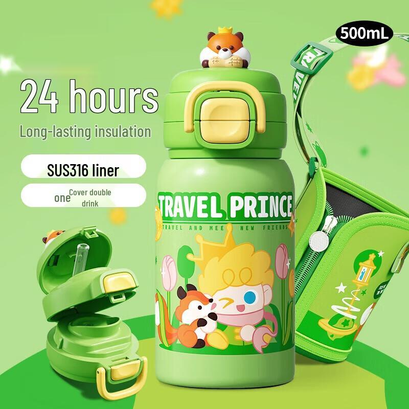 JEKO&JEKO Kids 316 SS Dual-Drink Insulated Water Bottle
