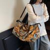Borsa da viaggio portatile stampata per riporre bagagli, grande capacità, impermeabile, borsa sportiva da palestra per esterni per coppie