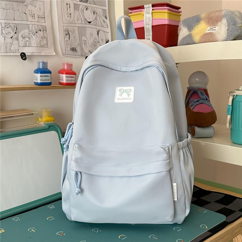 Damen Schleifenrucksack Schülerrucksack Leichtgewicht Pendler Reise Rucksack