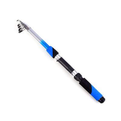 2.1M Portable  Scopic Fishing Rod  Glass Fishing Pole Travel Sea Fishing   Rod