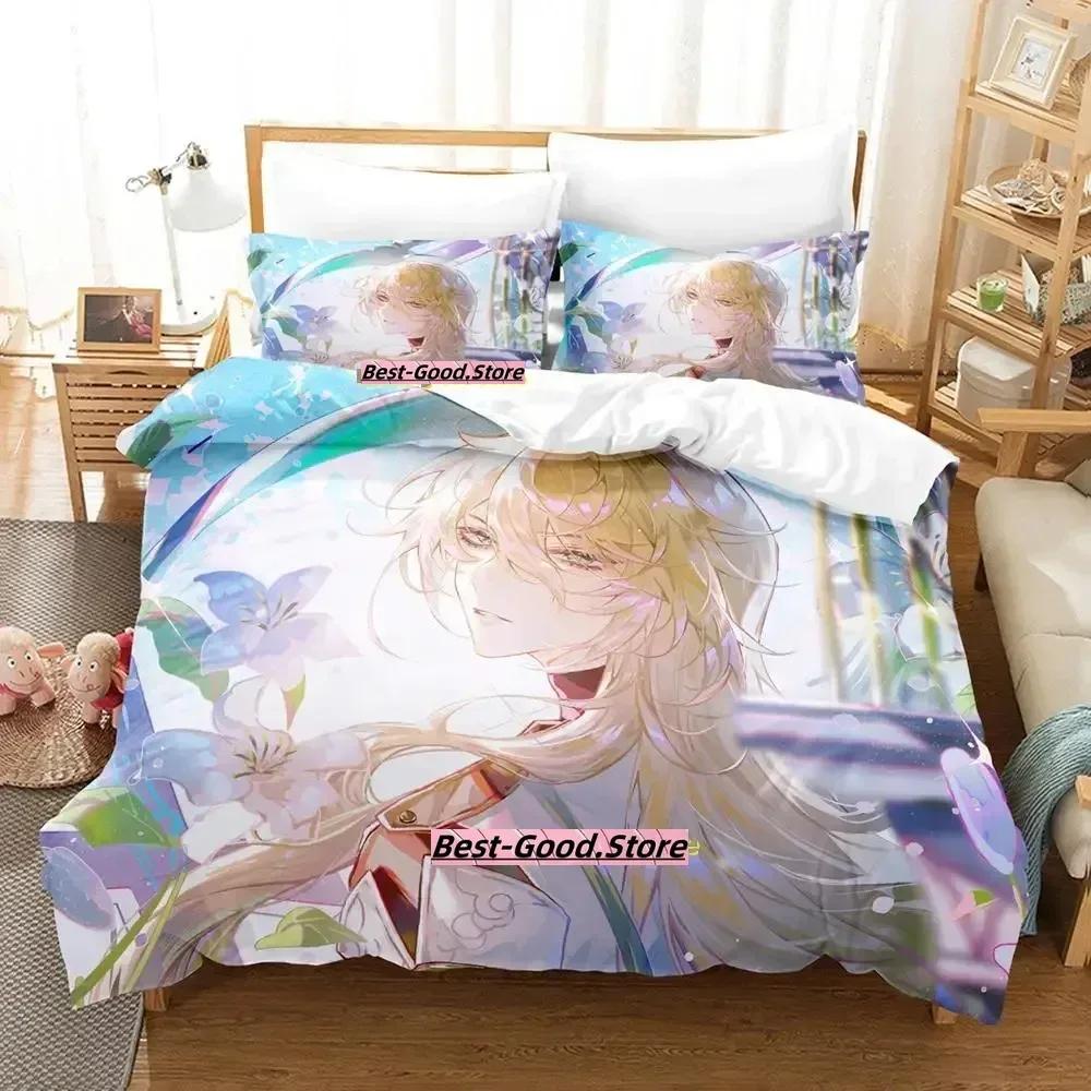 

Аниме Постельное белье Honkai Star Rail Комплект постельного белья Напечатанный пододеяльник Наволочка Односпальный Двуспальный Квин Супер Кинг Сайз Комплекты 70x133cm 2pcs