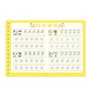 Children's Groove Magic Calligraphy Practice Book Beginner's Number & English Writing Fun Reusable Copybook Set—Learning Materials Fit For
