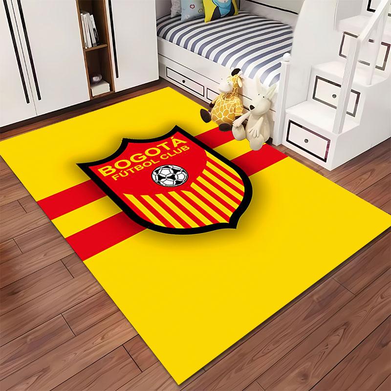 Bogotá Fútbol Club Logo Carpet suitable as a non-slip mat for the living room or bedroom sofa