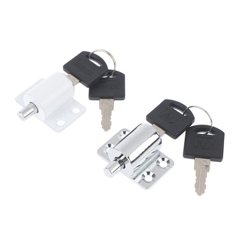 2 Keys 1 Set Sliding Door Window Locks With Baby Child Safety Protection Door Security Lock Catches Push-Pull Window Limiter