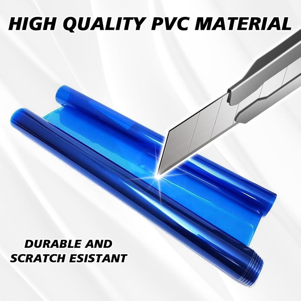 Tint Film For Taillight Headlight Fog Light, 12×48 Inches Vinyl Self-Adhesive Car Tail Light Tape, Brake Light Headlight Cover Protection Film Color