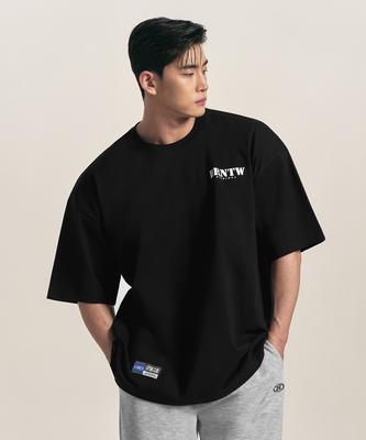 BORN TO WIN Brntw Logo T-Shirts [Black]