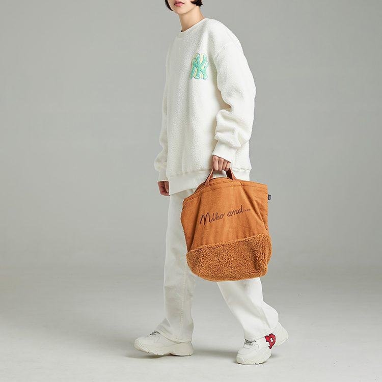 MLB Like Collection Sweatshirts Unisex Cream Crew Neck Thickened Regular 3AMTL0326-50CRS