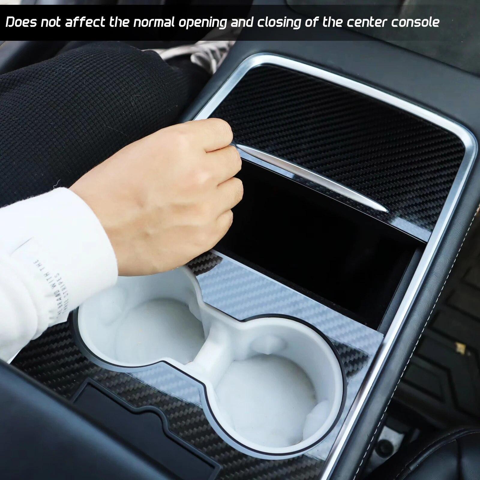 Ультратонкий чехол Futhope из настоящего углеродного волокна для Tesla Model 3 Y 2021-23 — фото 6