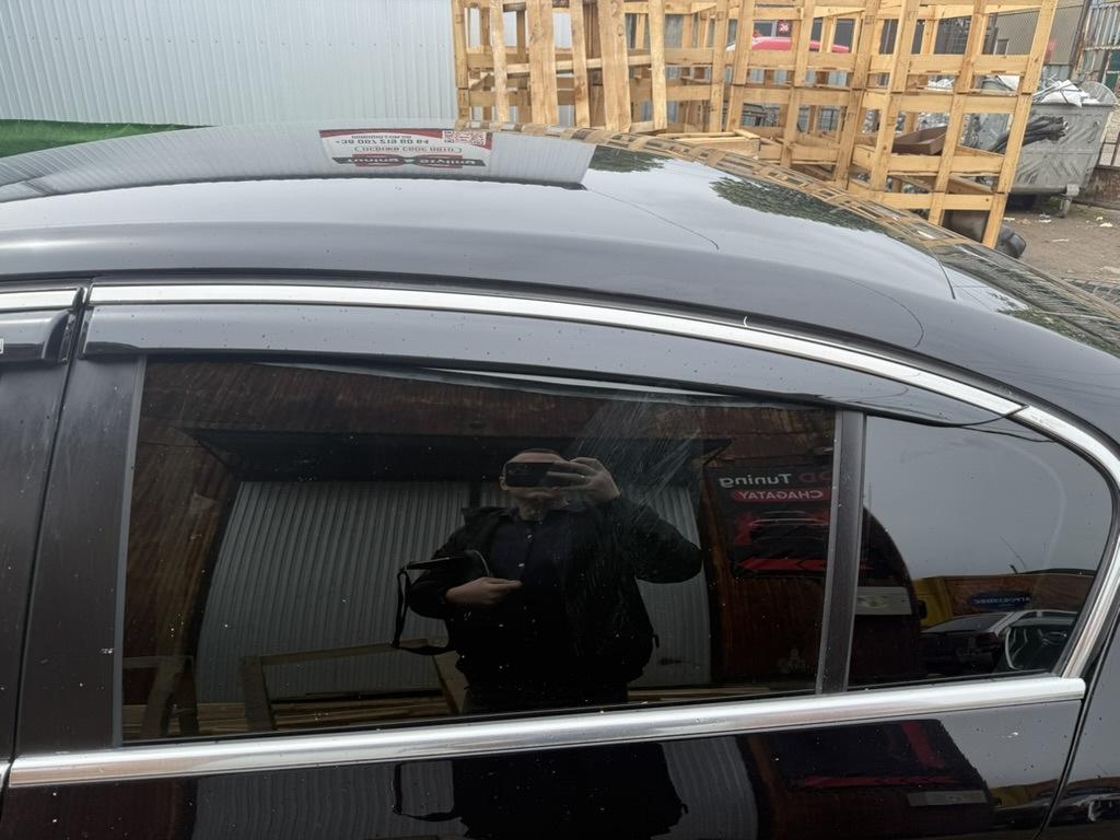 Windshields with Chrome Molding SD (EU, 4 Pcs, Niken) for Volkswagen Passat B6 2006-2012