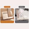 Multi-Functional Acrylic Book Stand 13 Adjustable Tilt Angles Cookbook Bracket  Home