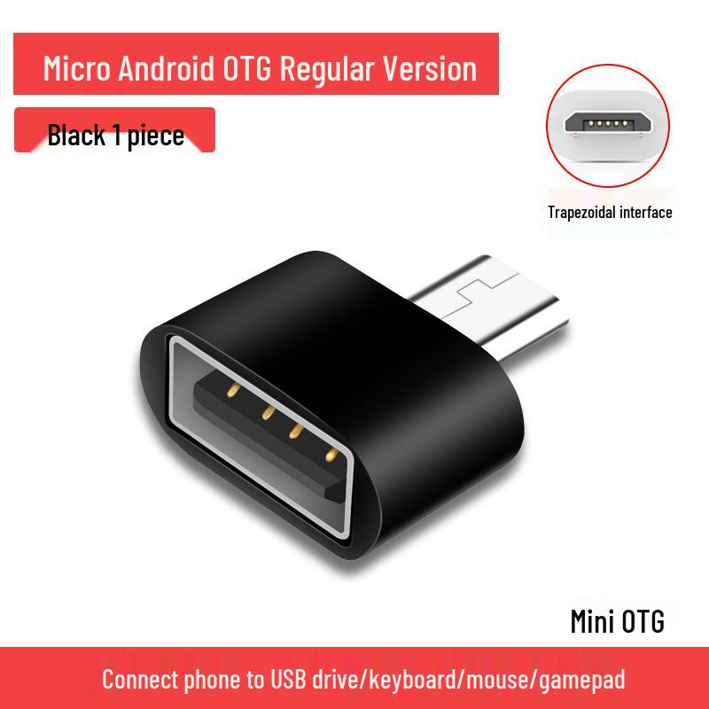 

USB OTG Adapter: USB-A Female to Type-C & V8 Micro Universal Card Reader