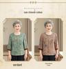 Silk Short-Sleeve Tang Shirt for Elderly Women