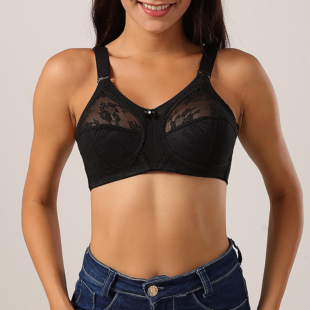 Ultra Thin Full Cup Bra Without Steel Ring Sponge Sexy Lace Adjustment Bra