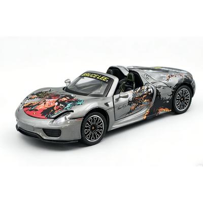NEW 1/24 Porsche 918 Spyder Supercar Lee Alloy Model Car Toy Diecasts Casting Sound and Light Car Toys for Children Vehicle