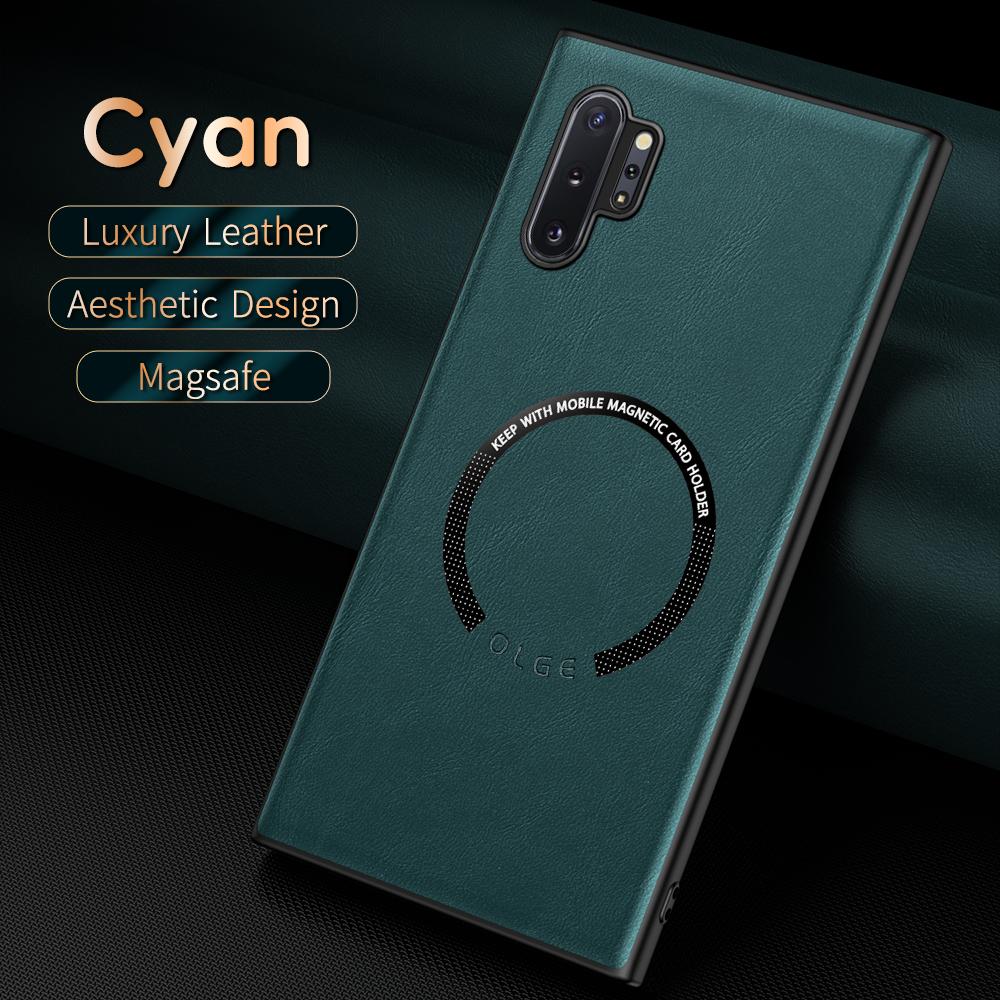 

Роскошный кожаный магнитный чехол Magsafe для Samsung Galaxy Note 20 10 Ultra Note10 Note20 5G автомобильный чехол силиконовый противоударный полный защитный чехол Samsung Note 10