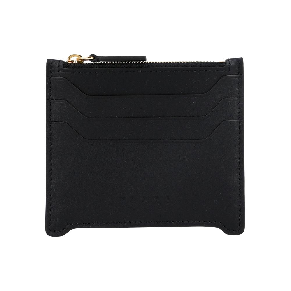 

Marni Trunkaru Calfskin Zip Card Wallet Pfmo0112u0 P6948 00n99 PFMO0112U0 P6948 00N99