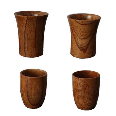 Utensili da cucina artistici Bicchieri naturali Tazze di legno