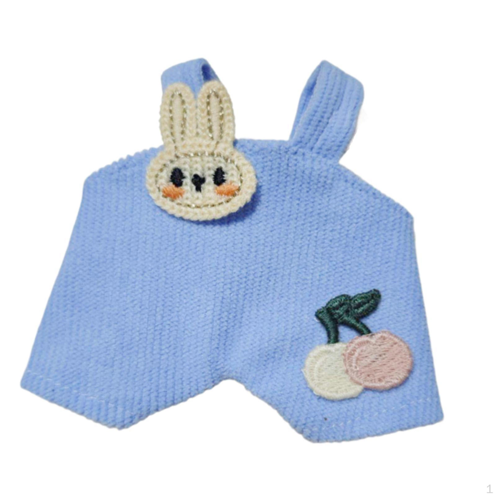 

17см Аксессуары для кукол Брюки Нарядная игрушка Удобный наряд Комбинезон Милый синий